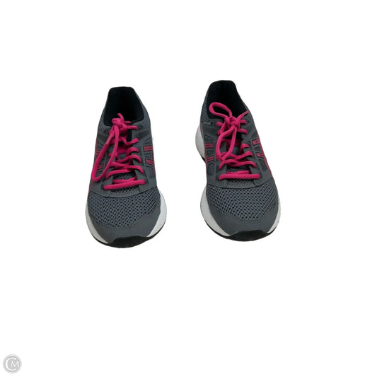 Shoes Athletic By Asics In Grey & Pink, Size: 6.5