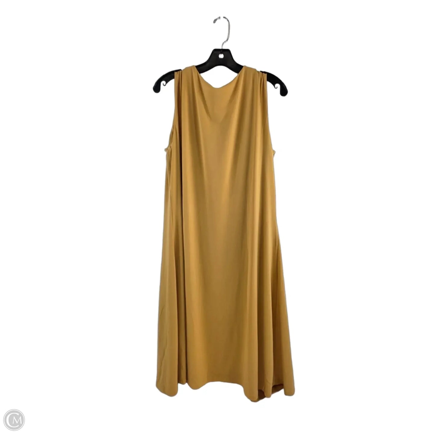 Dress Casual Midi By Jm Collections In Yellow, Size: L