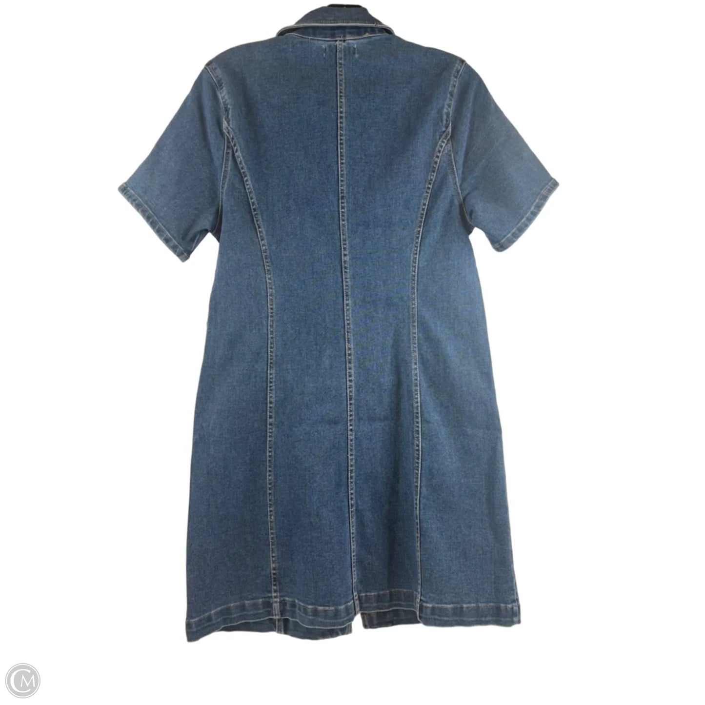 Dress Casual Midi By Habitual In Blue Denim, Size: Sp