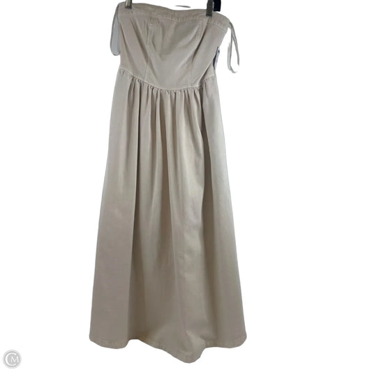 Dress Casual Maxi By Young Fabulous & Broke In Cream Denim, Size: Xs