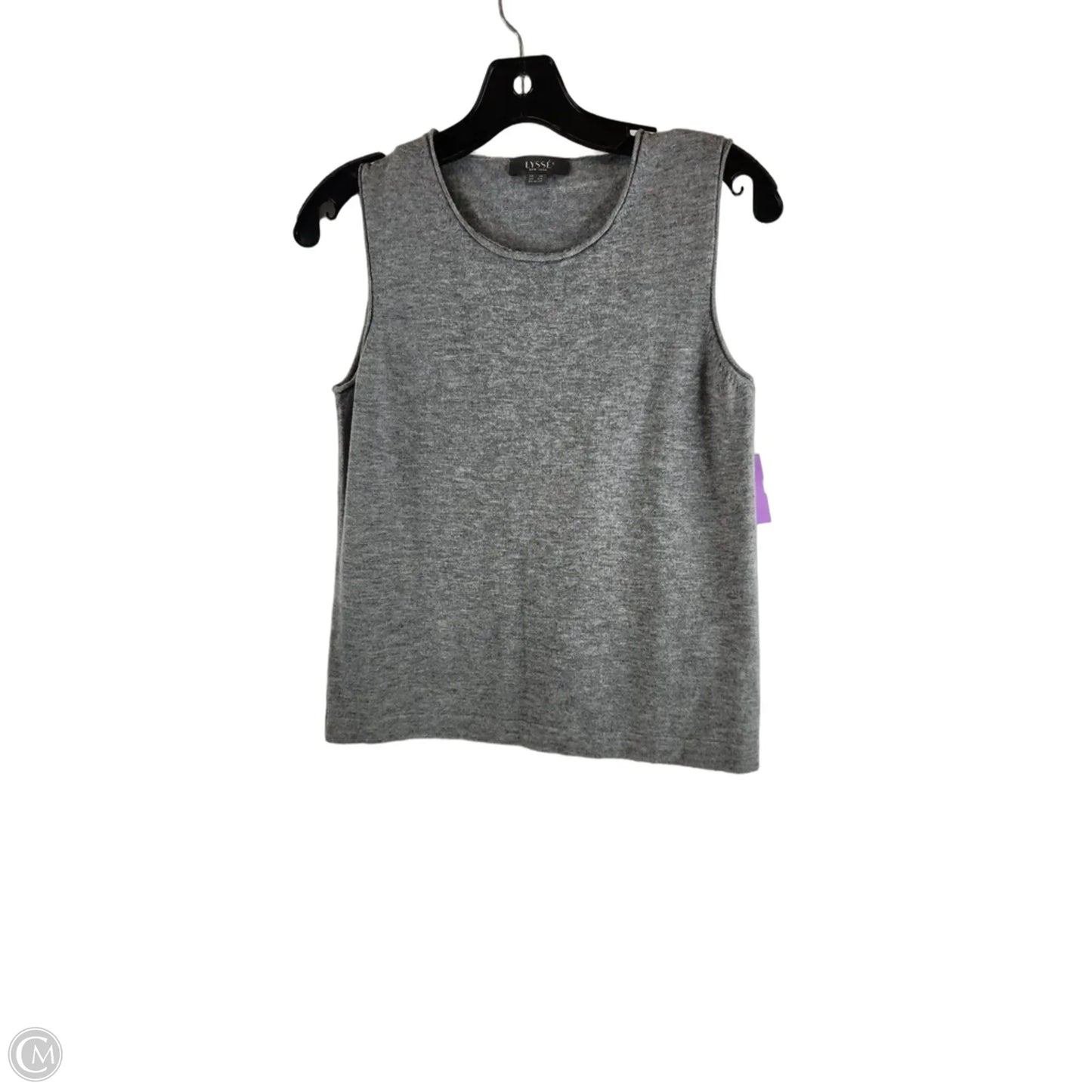 Top Sleeveless By Lysse In Grey, Size: Xs