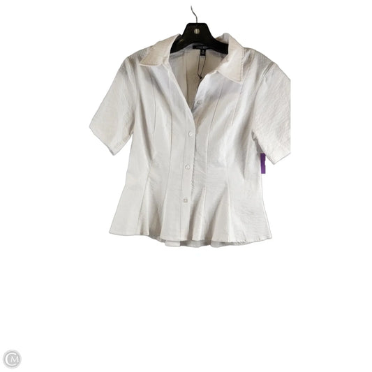 Top Short Sleeve By Steve Madden In White, Size: S