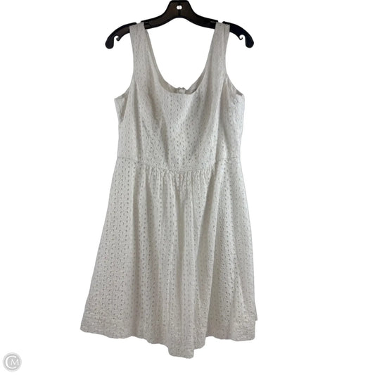 Dress Casual Midi By Vineyard Vines In White, Size: M
