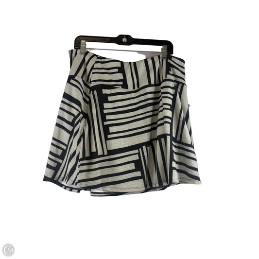 Athletic Skort By Calia In Black & White, Size: Xxl