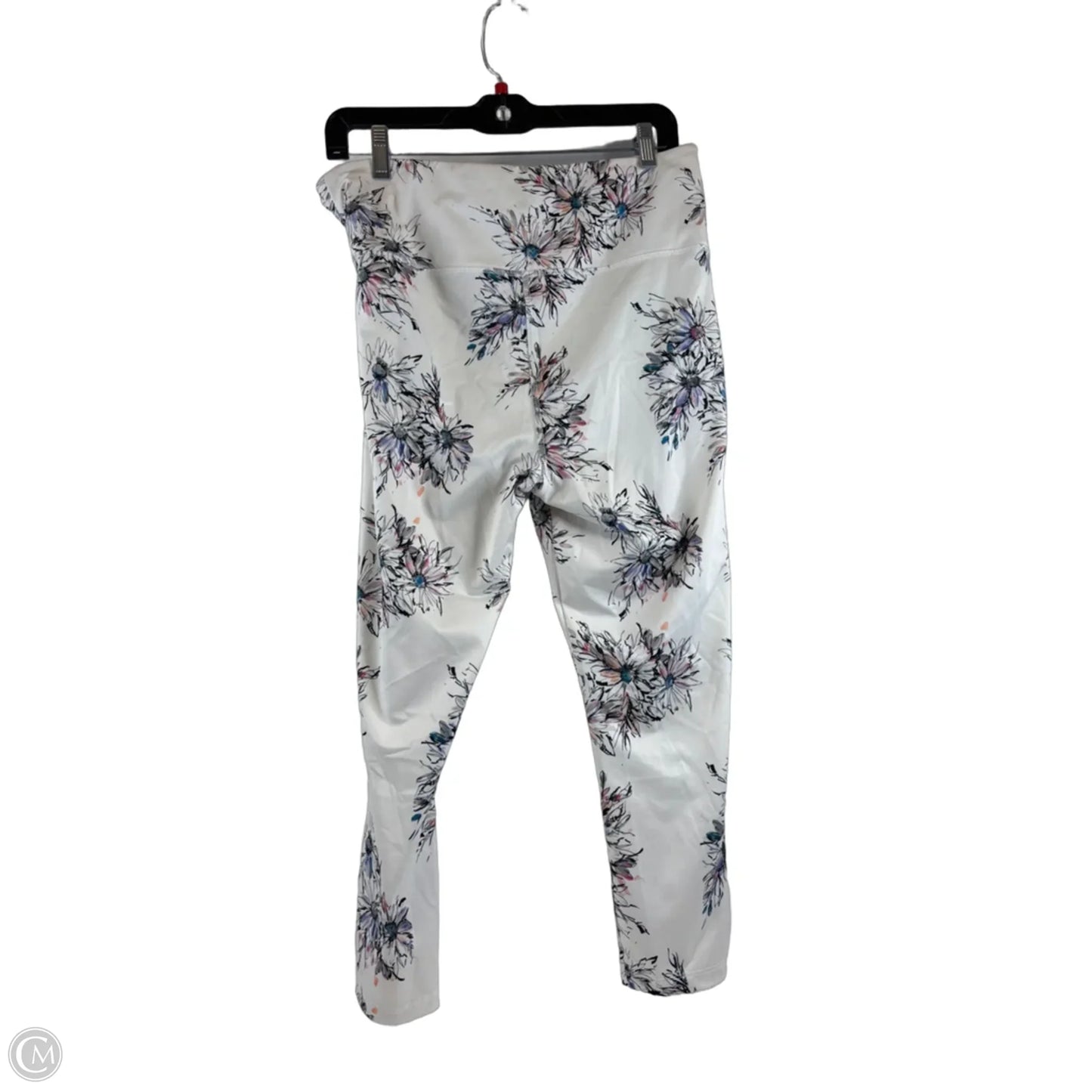 Athletic Leggings By Clothes Mentor In Purple & White, Size: Xl