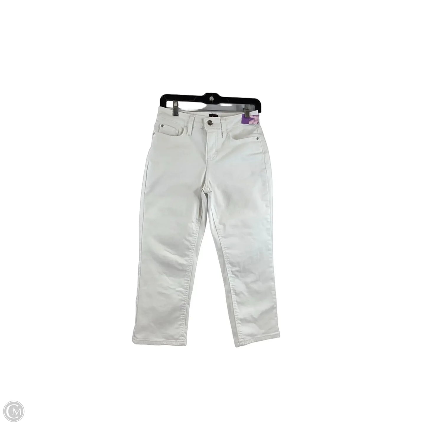 Jeans Cropped By Lee In White, Size: 4
