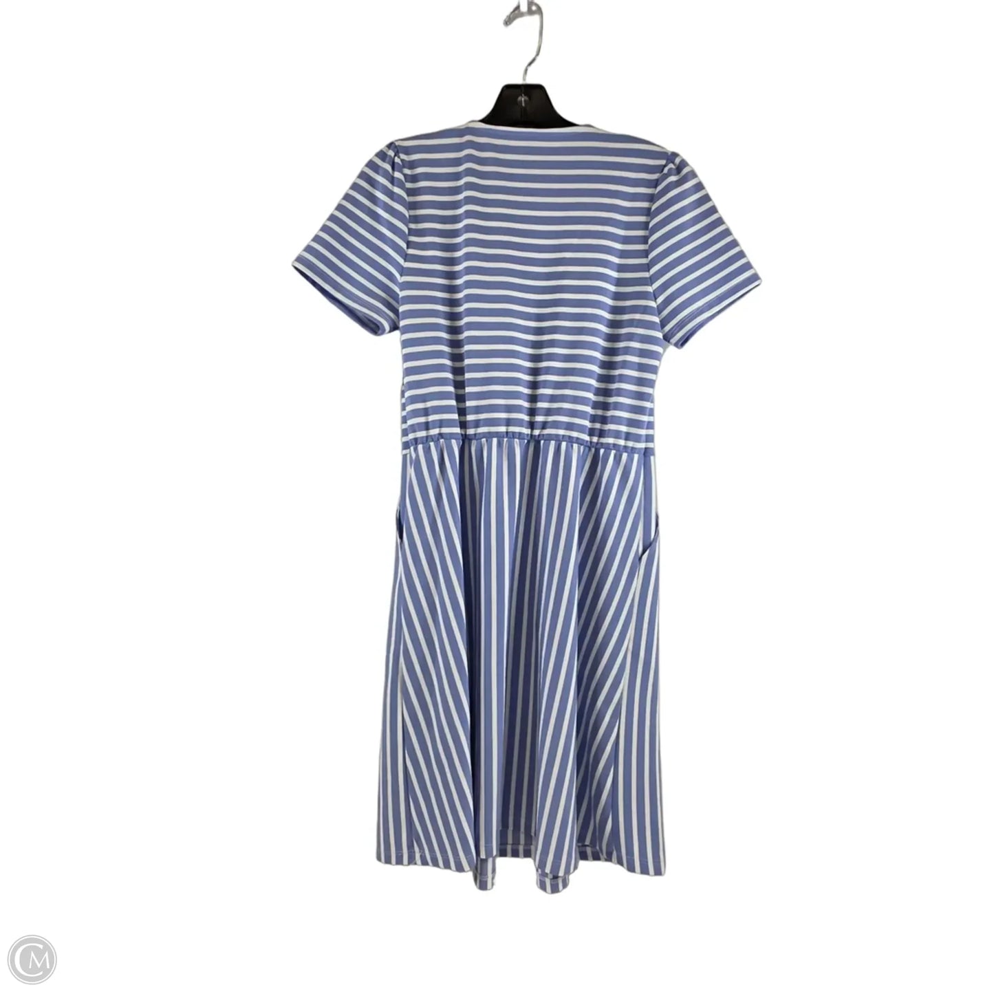 Dress Casual Midi By Draper James In Blue & White, Size: S