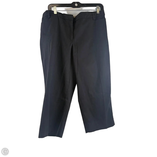 Pants Cropped By Talbots In Black, Size: 14p