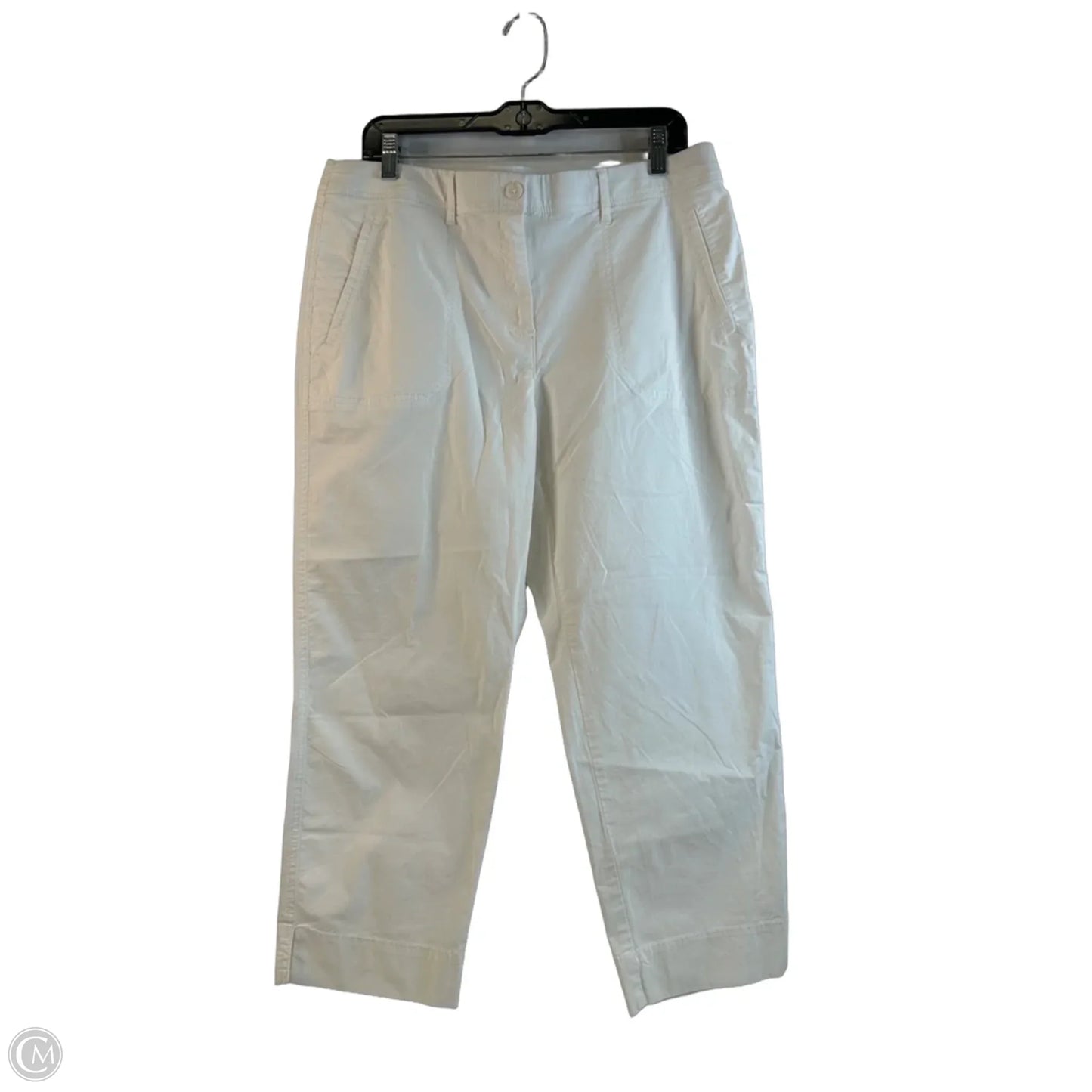 Pants Cropped By Chicos In White, Size: 12