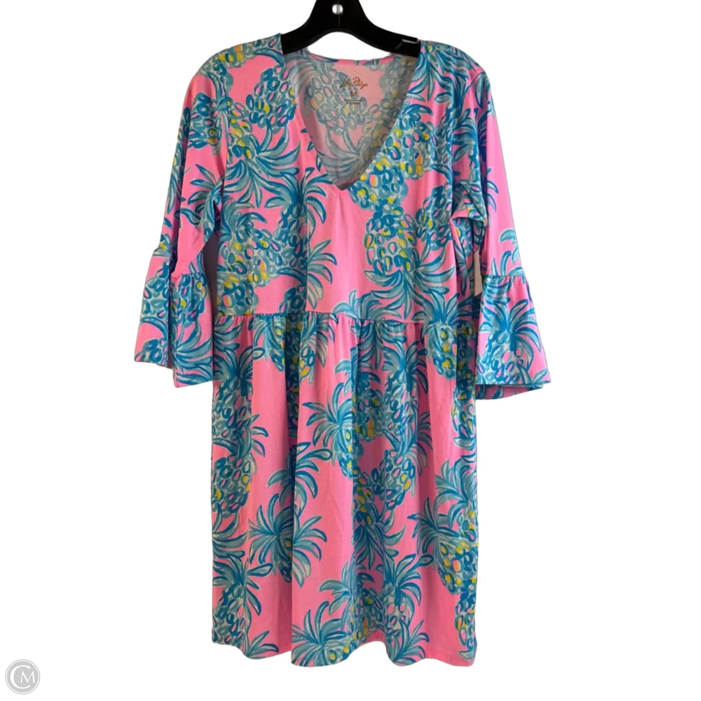 Dress Designer By Lilly Pulitzer In Blue & Pink, Size: M