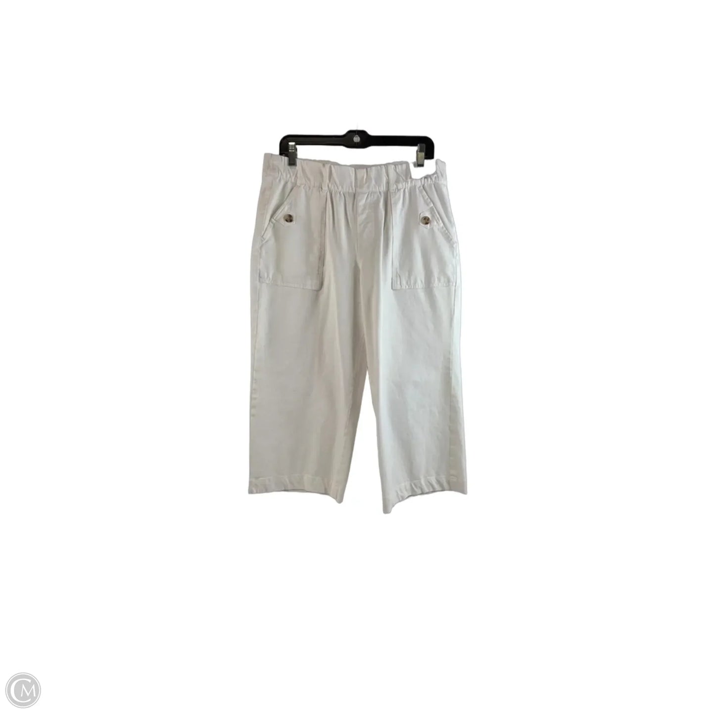 Pants Cropped By Any Body In White, Size: 10p