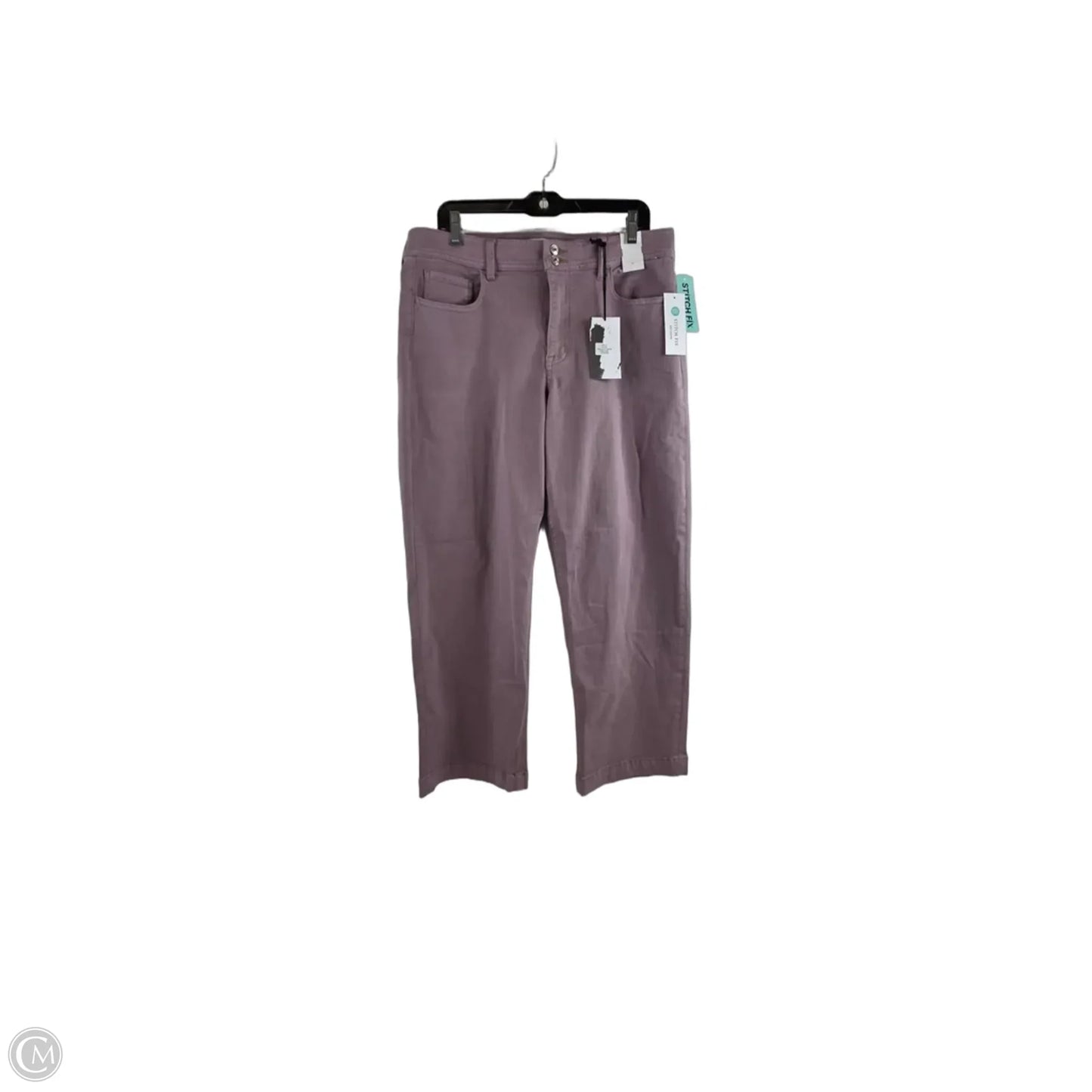 Jeans Wide Leg By Studio Blue In Mauve, Size: 14