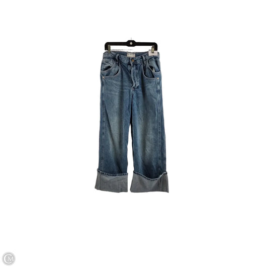 Jeans Wide Leg By We The Free In Blue Denim, Size: 6