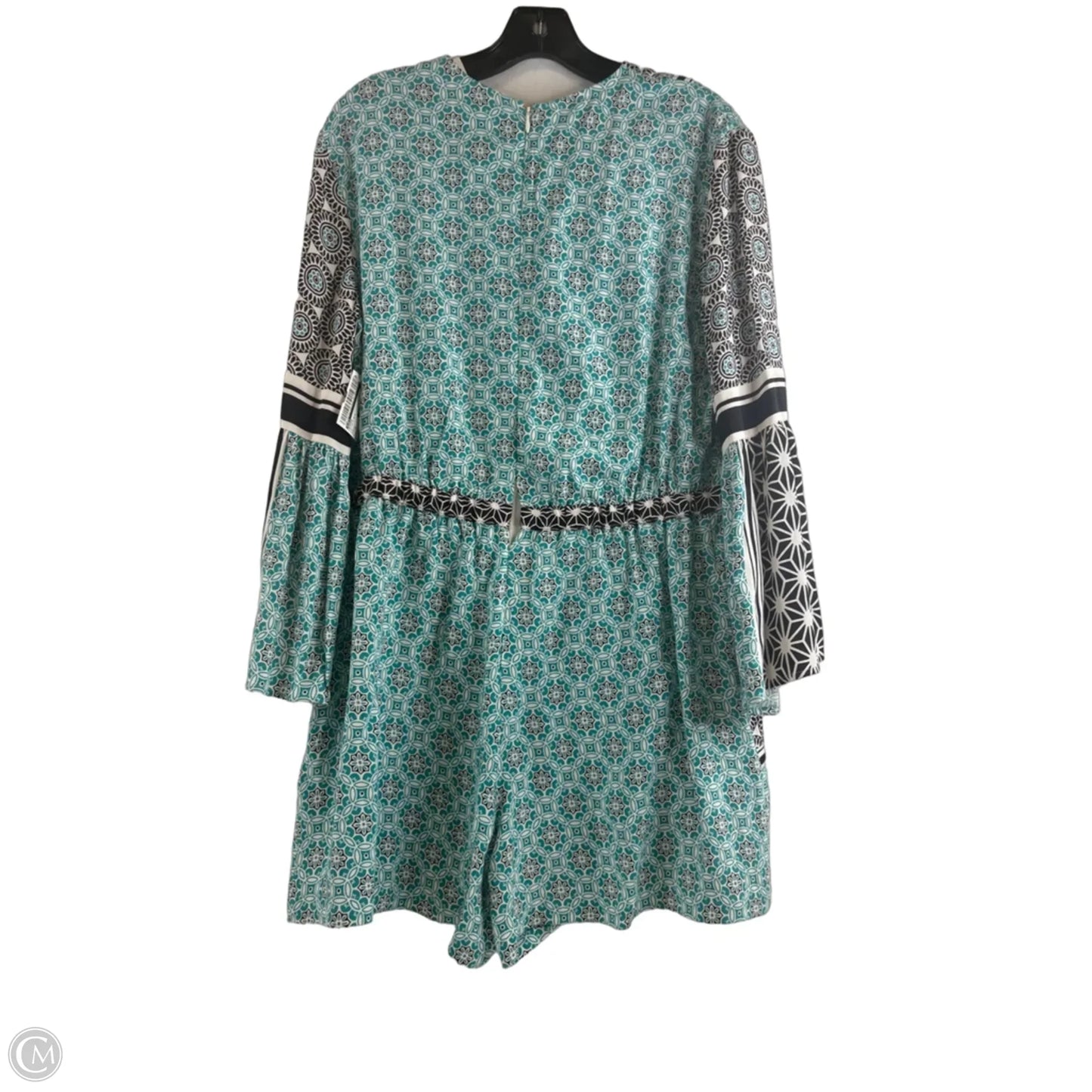 Romper By Loft In Black & Blue, Size: M