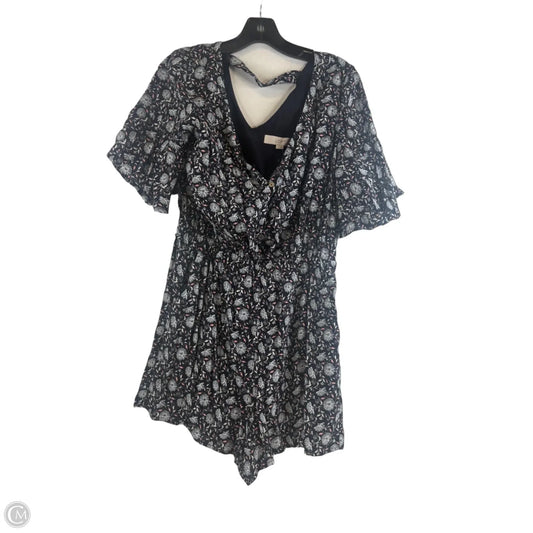 Romper By Loft In Blue & White, Size: S