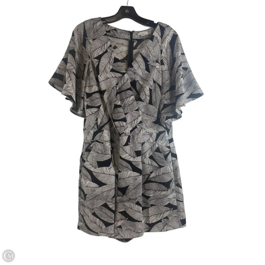 Romper By Loft In Black & White, Size: S