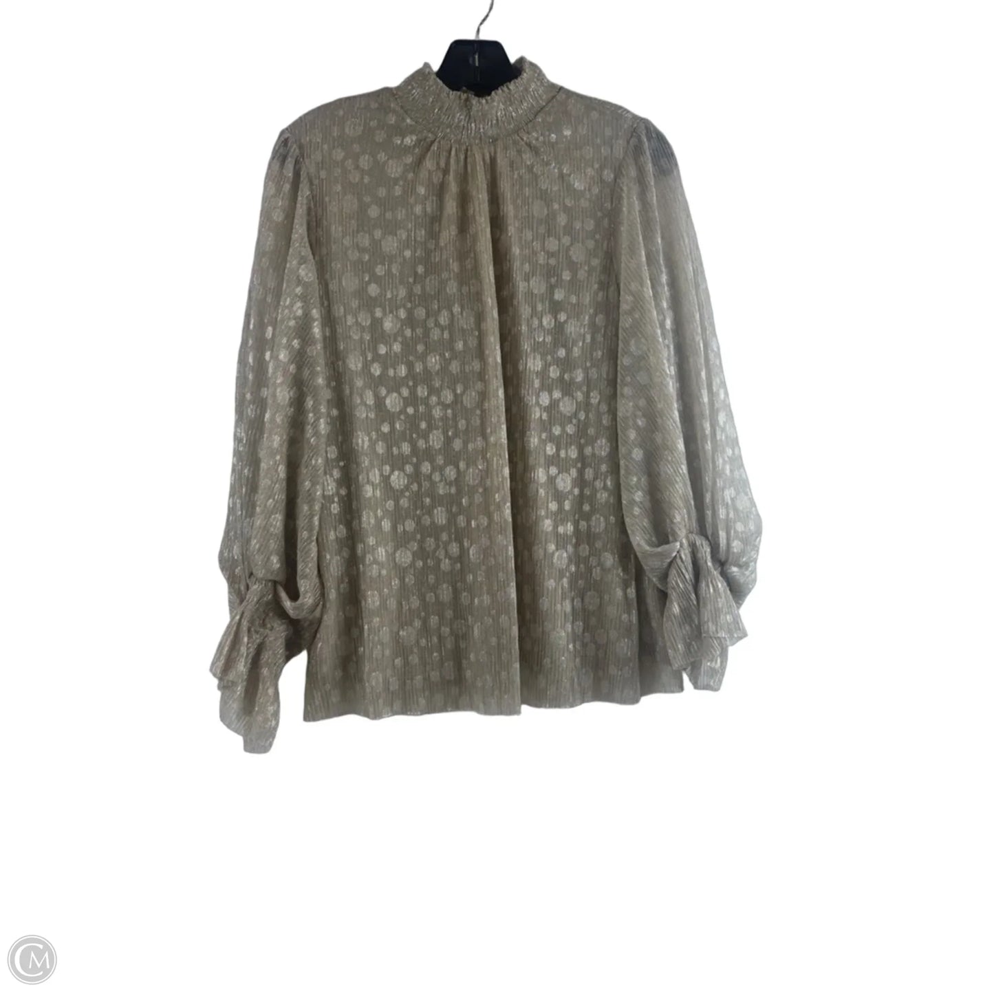 Top Long Sleeve By 1.state In Gold, Size: M