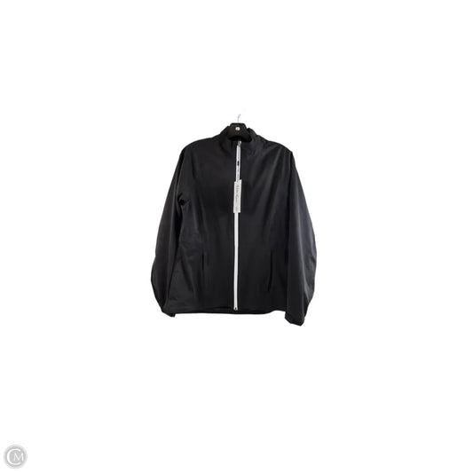 Athletic Jacket By Clothes Mentor In Black, Size: S