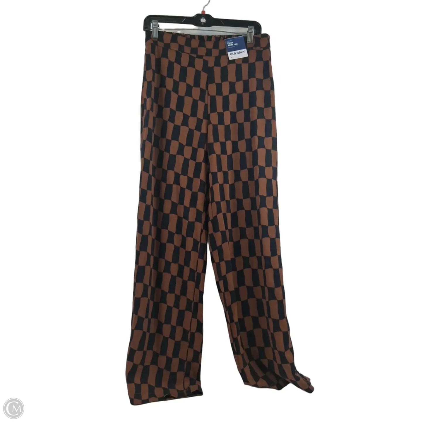 Pants Wide Leg By Old Navy In Black & Brown, Size: 8