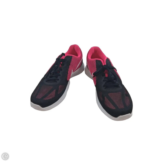 Shoes Athletic By Nike Apparel In Black & Pink, Size: 8.5