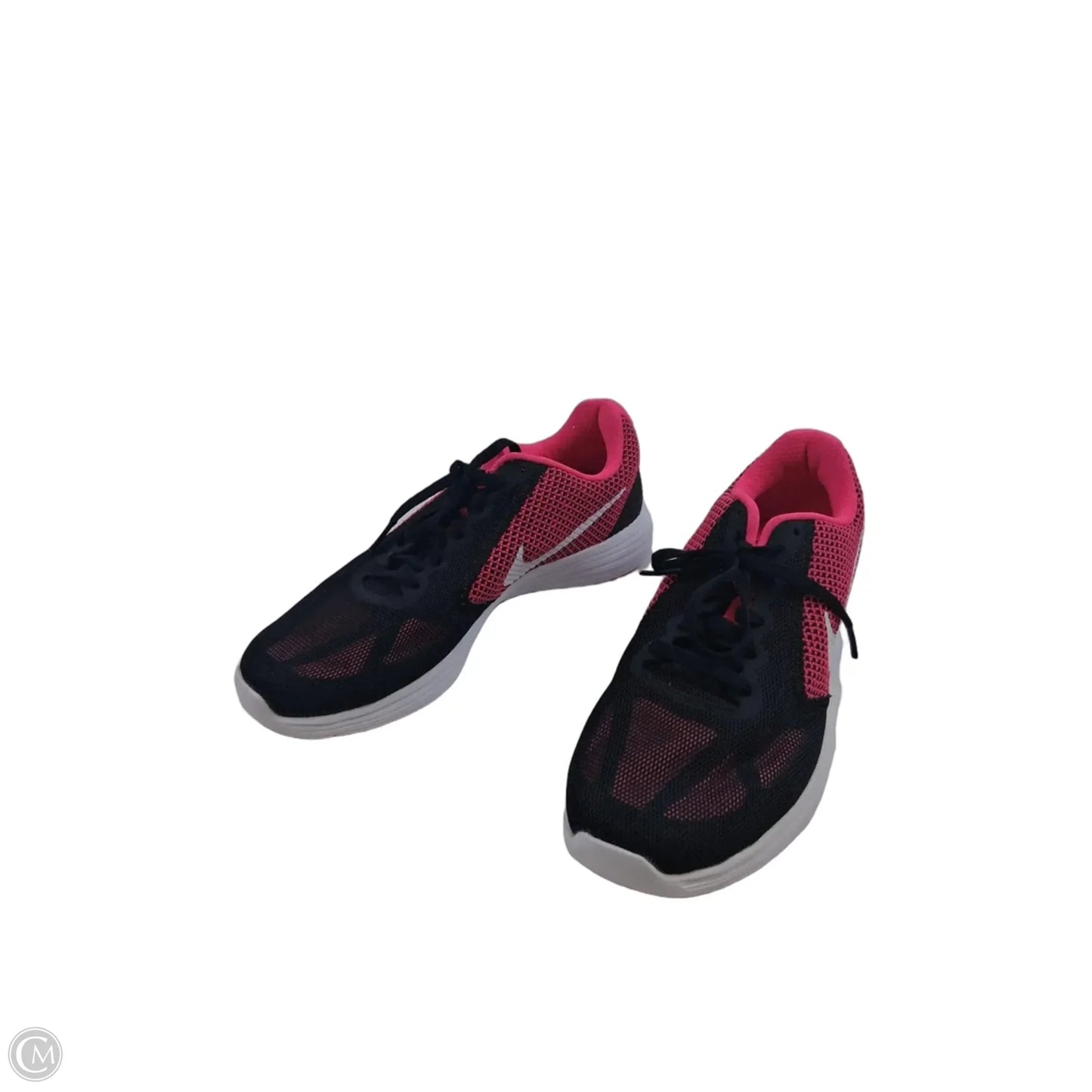 Shoes Athletic By Nike Apparel In Black & Pink, Size: 8.5