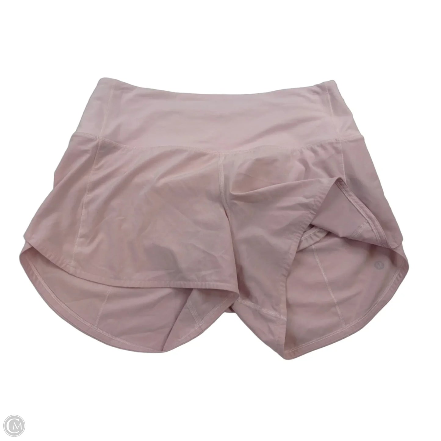 Athletic Shorts By Lululemon In Pink, Size: 8