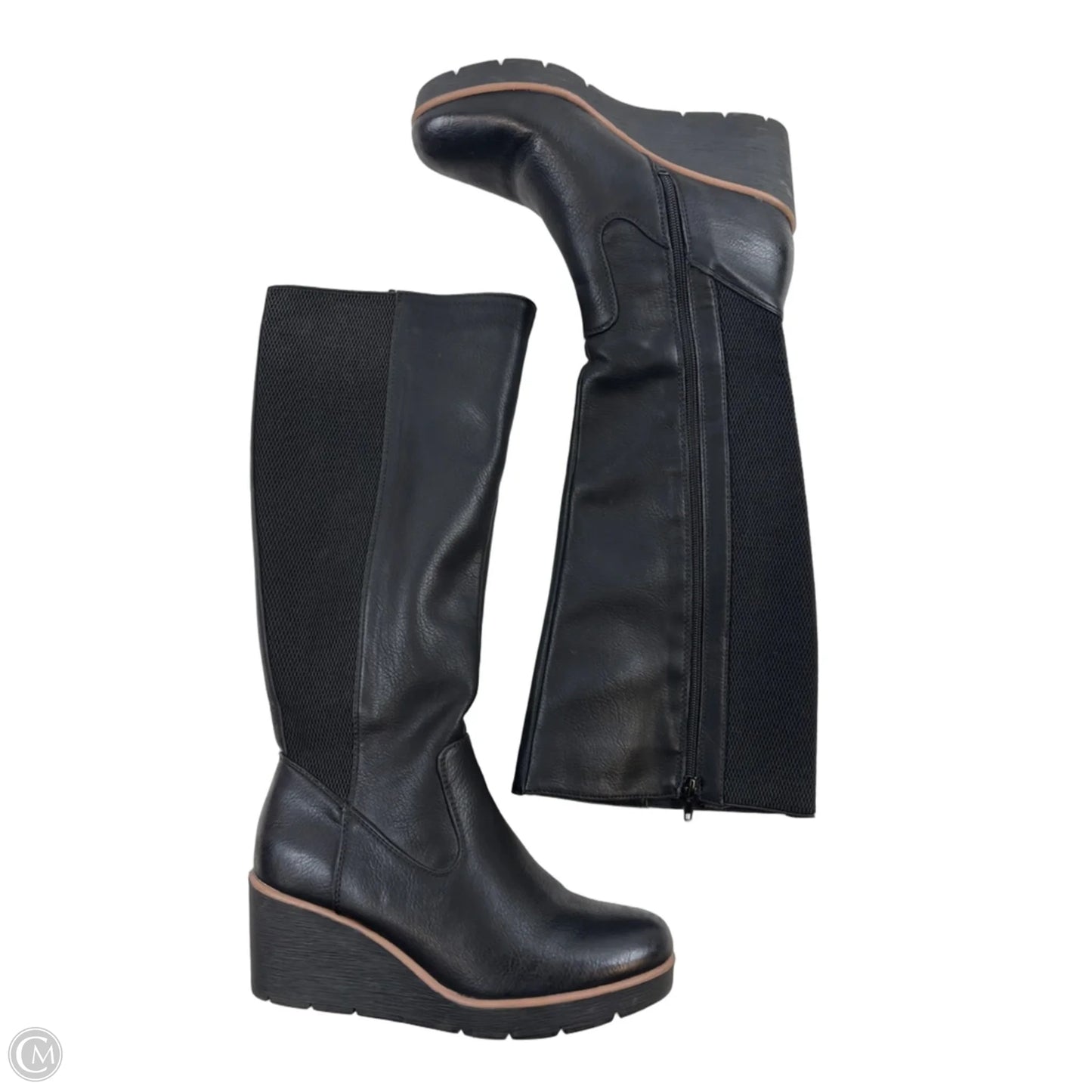 Boots Knee Heels By Naturalizer In Black, Size: 8.5