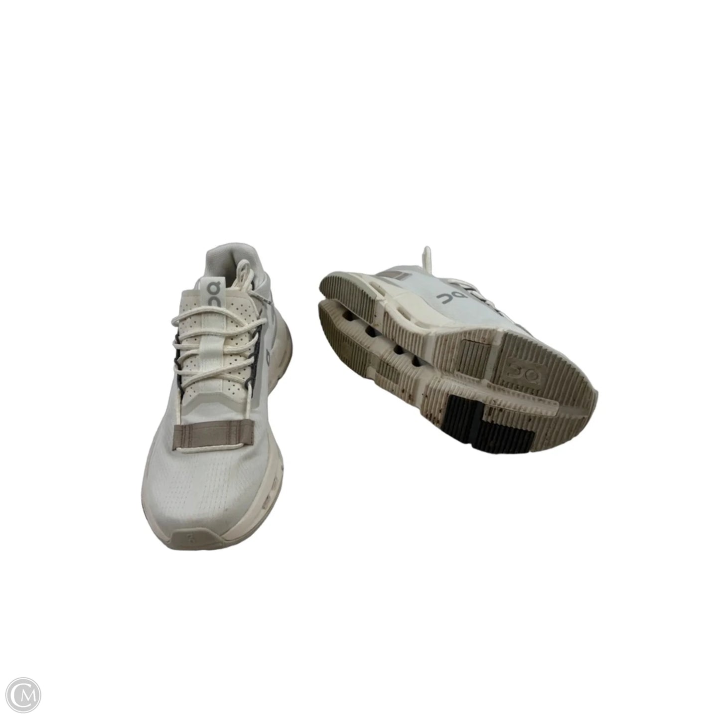 Shoes Athletic By On Cloud In Tan & White, Size: 6.5