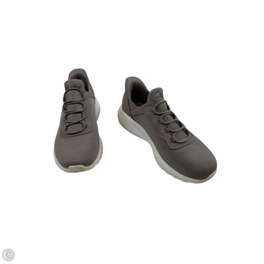 Shoes Athletic By Skechers In Taupe, Size: 7.5