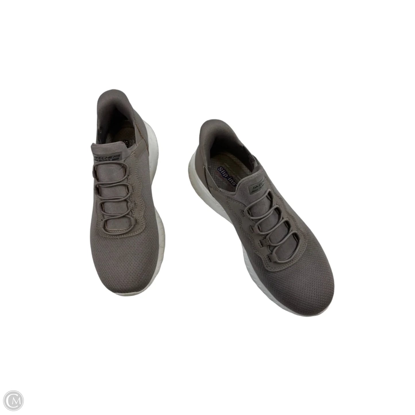Shoes Athletic By Skechers In Taupe, Size: 7.5