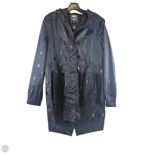 Coat Raincoat By Clothes Mentor In Blue, Size: S