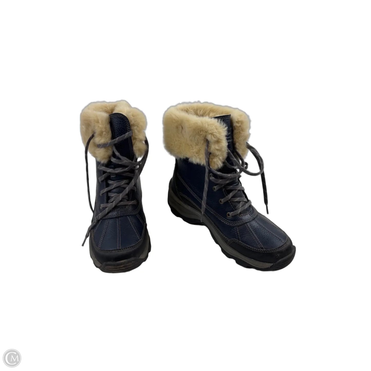 Boots Snow By Clarks In Blue, Size: 7