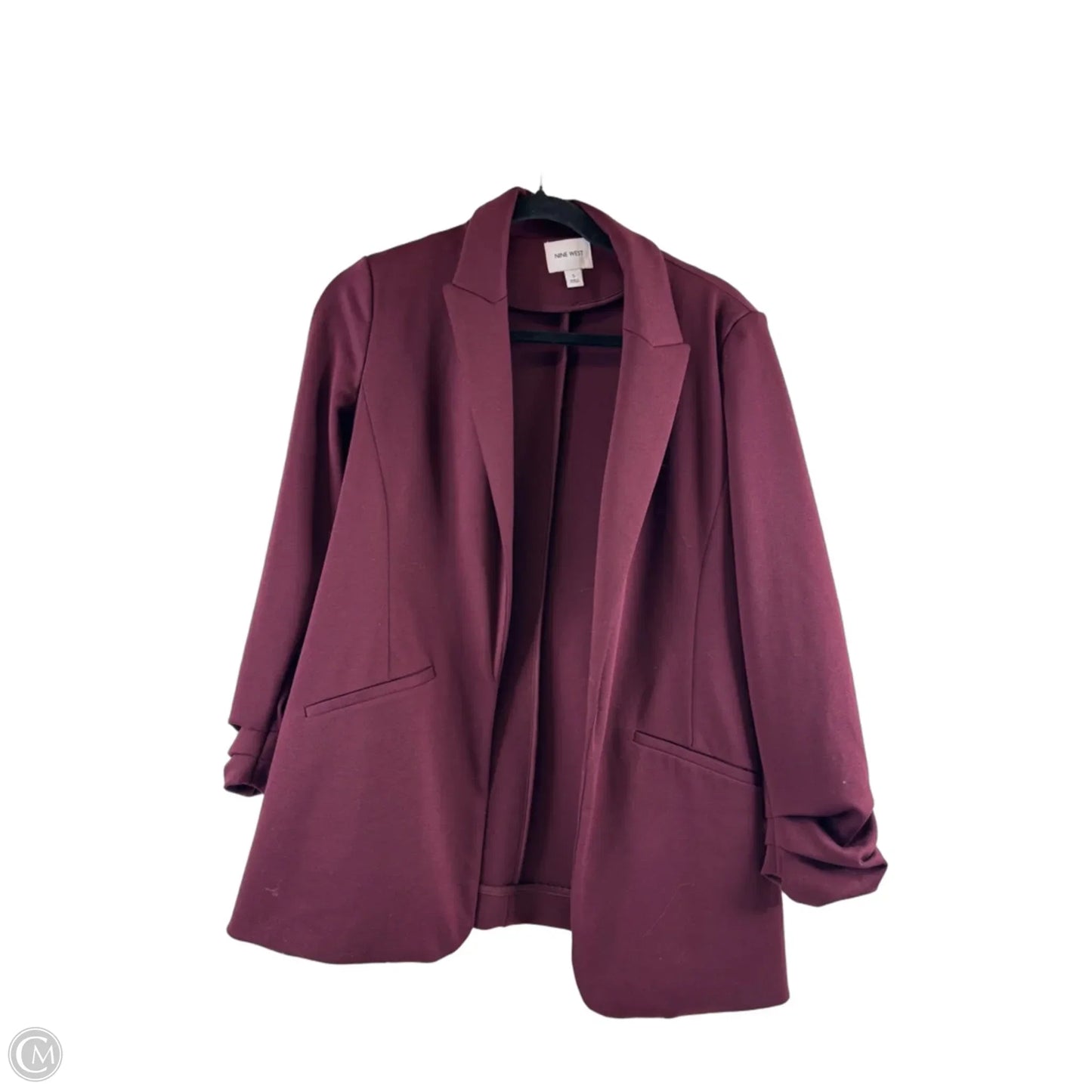 Blazer By Nine West In Maroon, Size: S