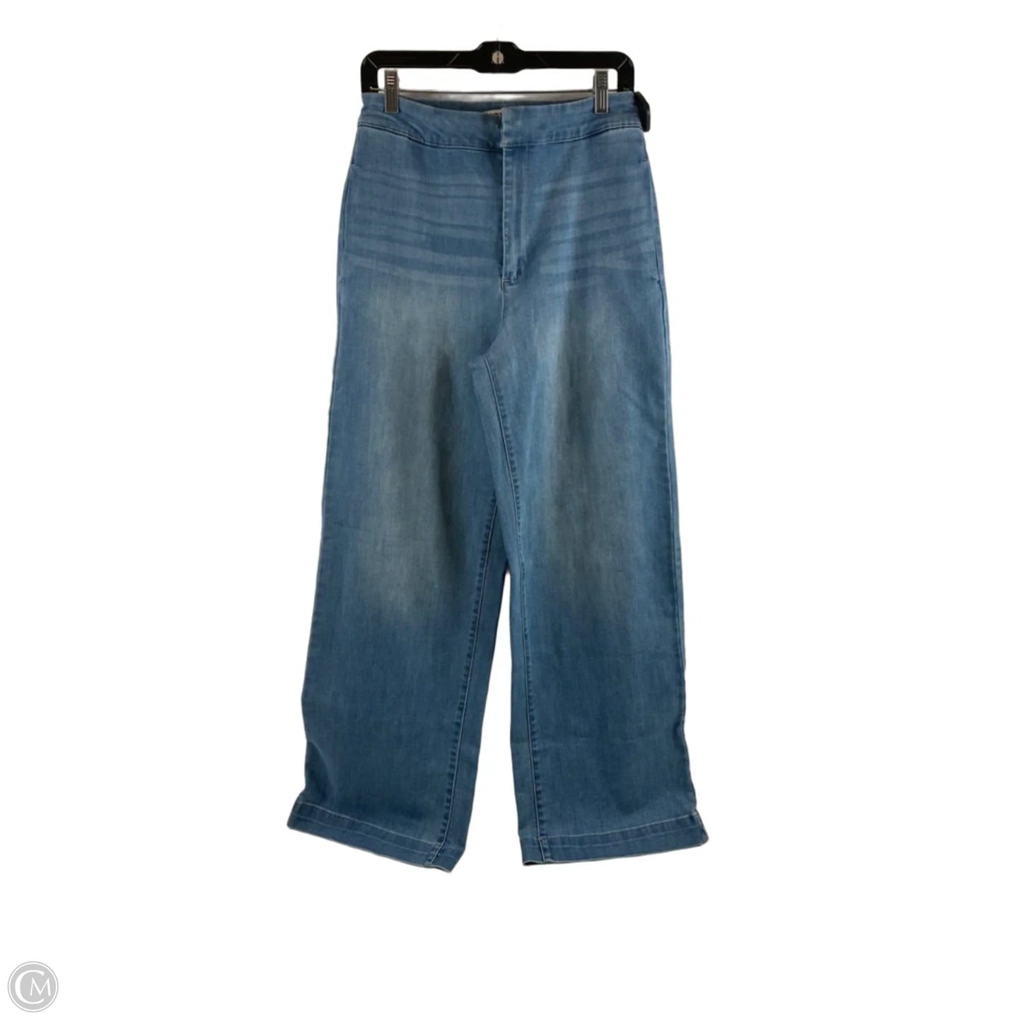 Jeans Wide Leg By Oat In Blue Denim, Size: 8