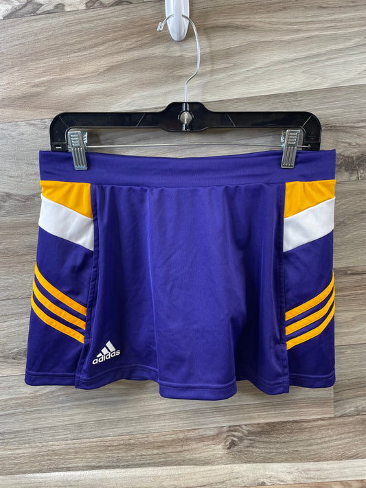 Purple & Yellow Athletic Skort Adidas, Size M