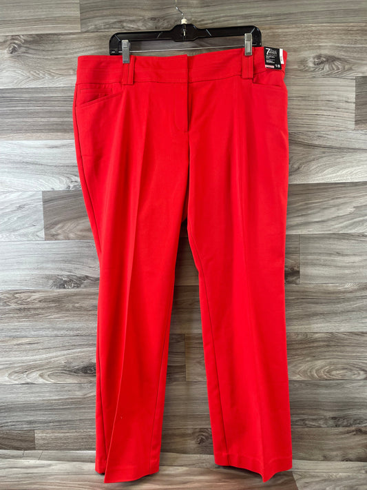 Red Pants Dress New York And Co, Size 18