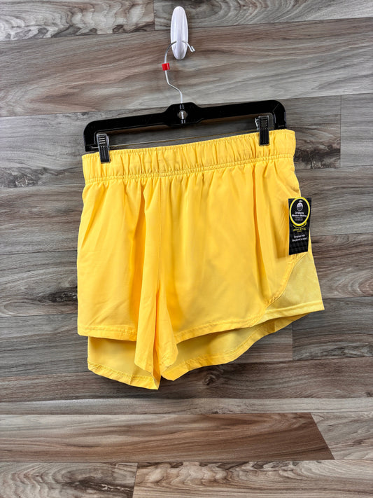Yellow Athletic Shorts Athletic Works, Size Xxl