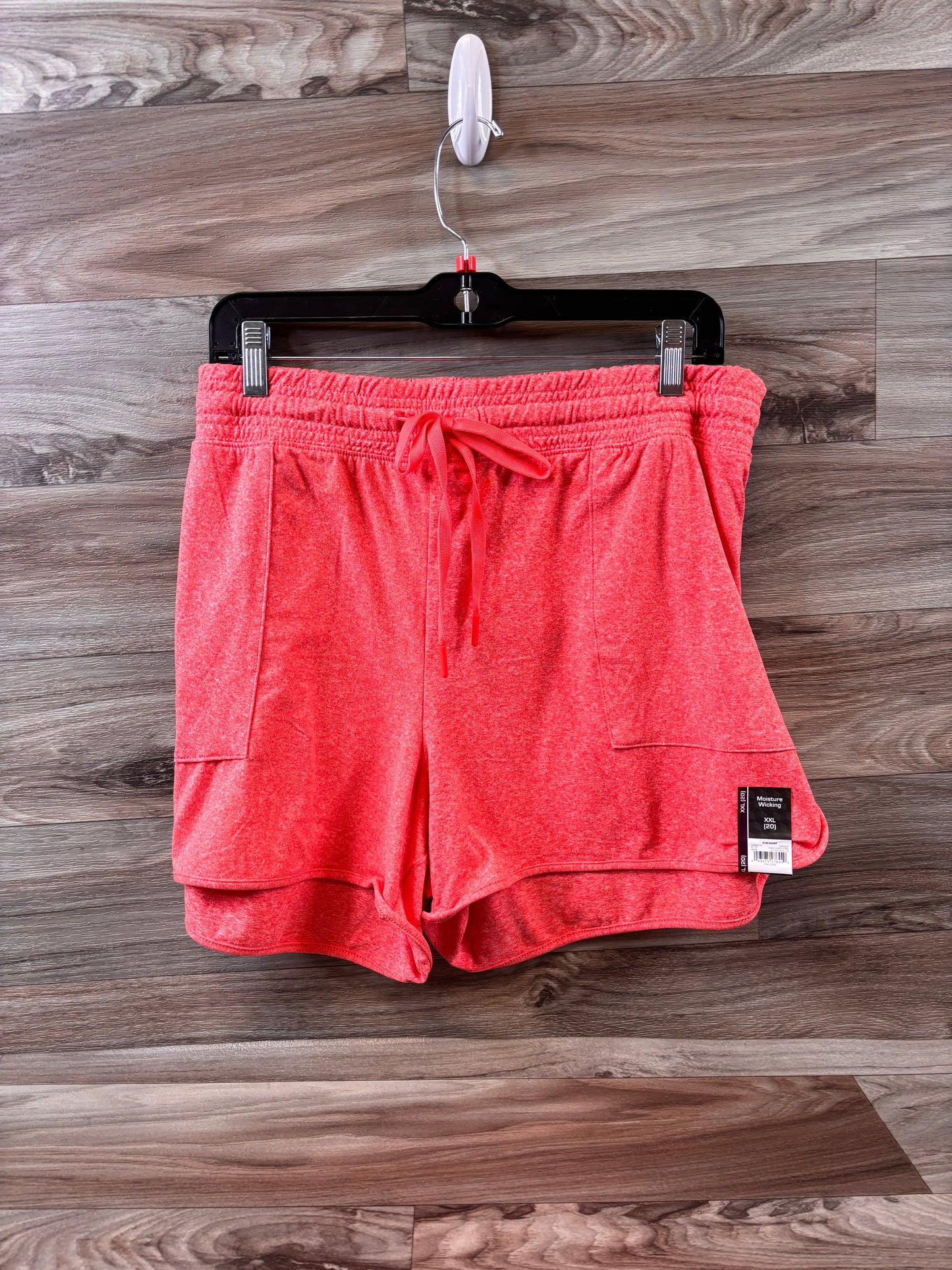 Pink Athletic Shorts Athletic Works, Size Xxl