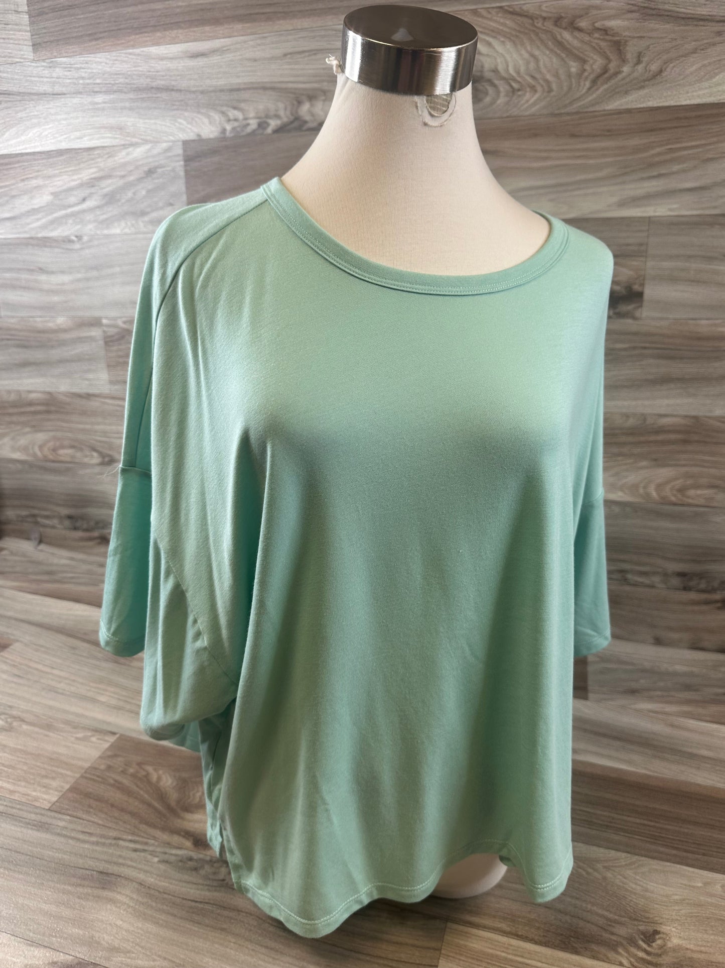 Blue Top Short Sleeve Basic Old Navy, Size Xl