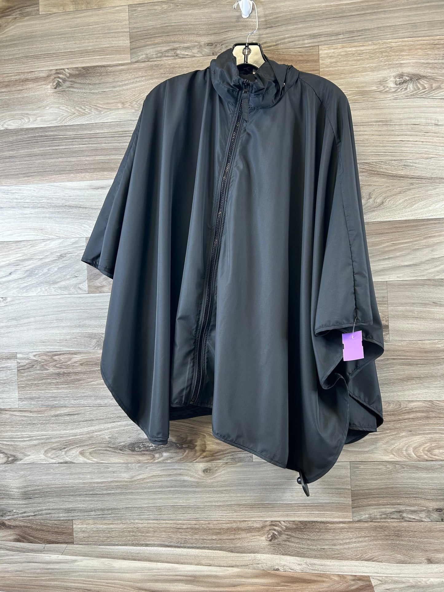 Black Coat Raincoat Clothes Mentor, Size Onesize