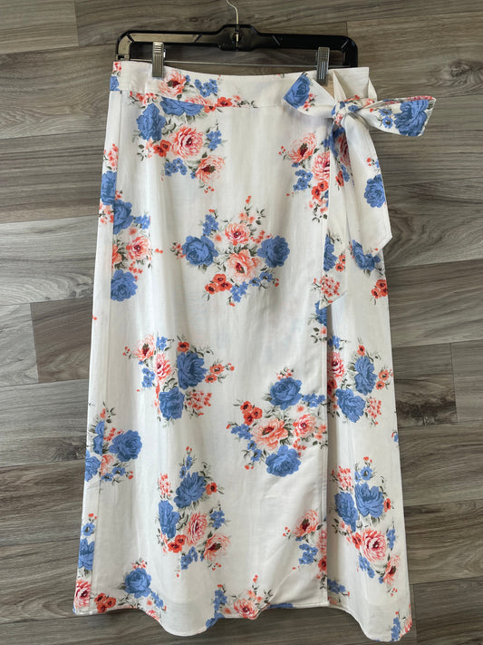 Floral Print Skirt Maxi Loft, Size Xs