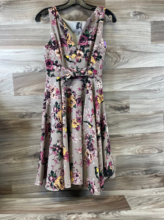Floral Print Dress Casual Midi Clothes Mentor, Size Xs