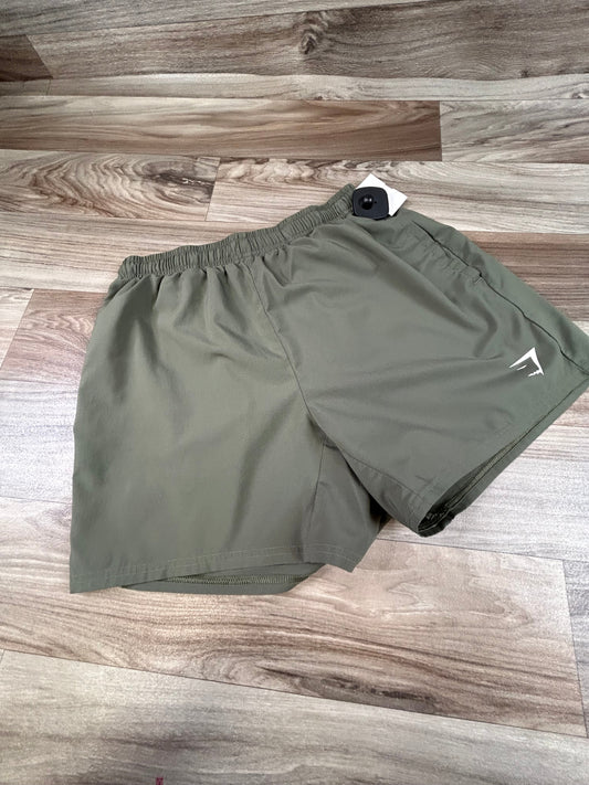 Green Athletic Shorts Gym Shark, Size M