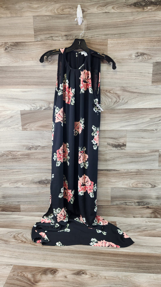 Floral Print Dress Casual Maxi Katherine Barclay, Size Xs