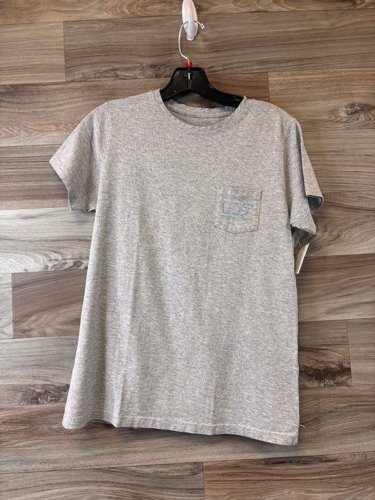 Top Short Sleeve Basic By Vineyard Vines In Grey, Size: Xs