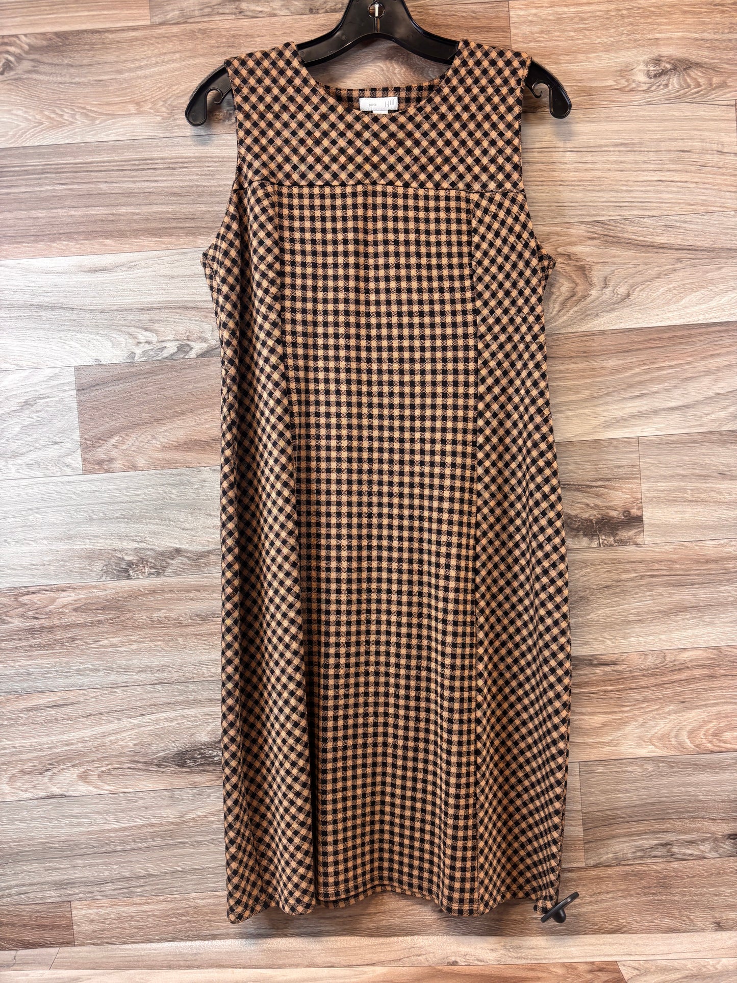 Dress Casual Midi By J. Jill In Black & Brown, Size: Xs