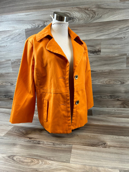 Blazer By Rafaella In Orange, Size: L