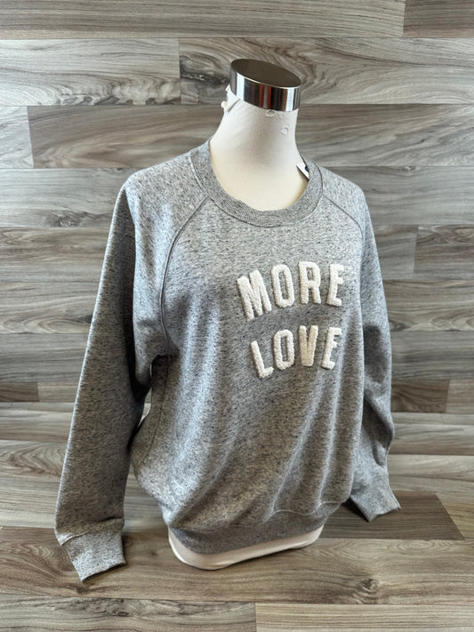 Top Long Sleeve By Old Navy In Grey, Size: S