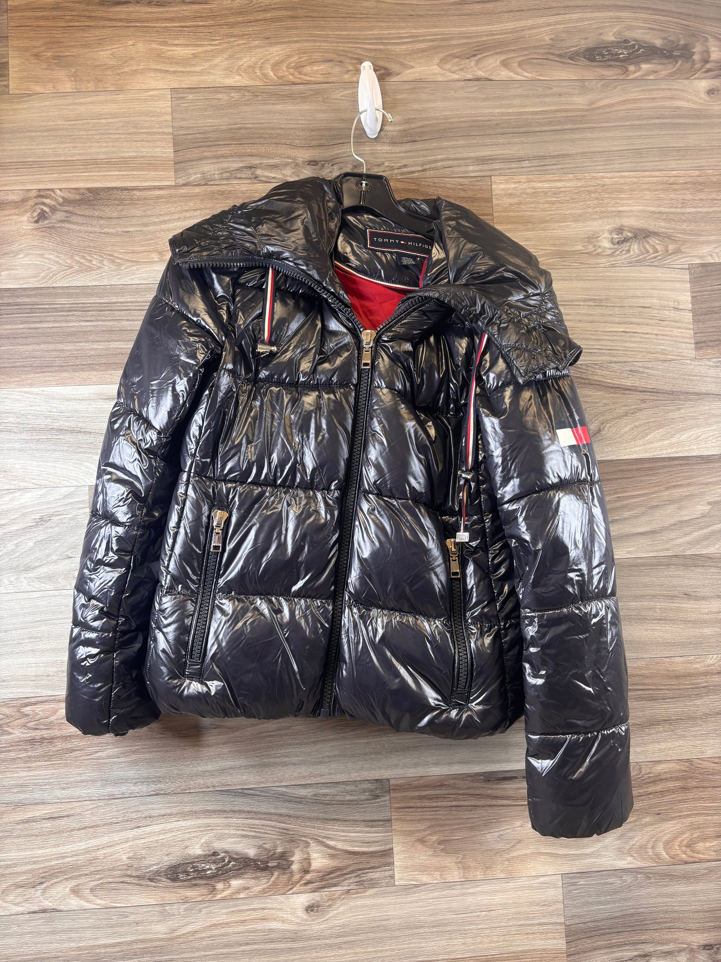 Jacket Puffer & Quilted By Tommy Hilfiger In Black, Size: Xs