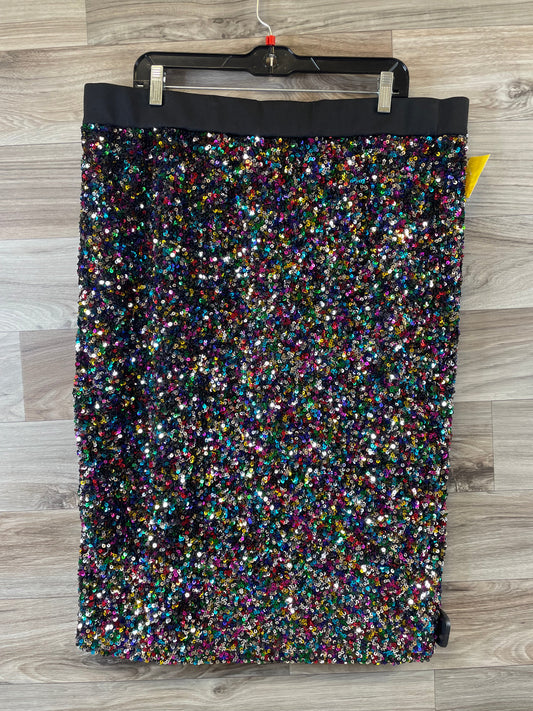 Skirt Midi By Eloquii In Multi-colored, Size: 20